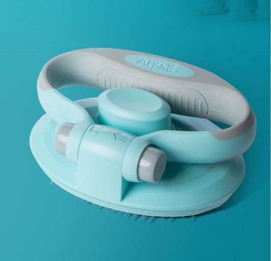 Self-cleaning wire brush